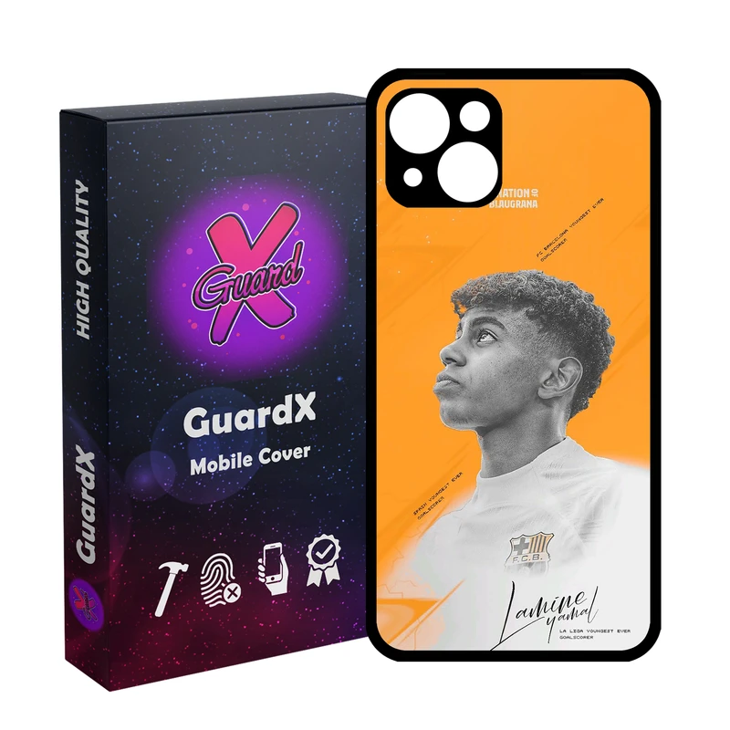 کاور گارد ایکس طرح یامال مدل Glass10797 مناسب برای گوشی موبایل اپل iPhone 13