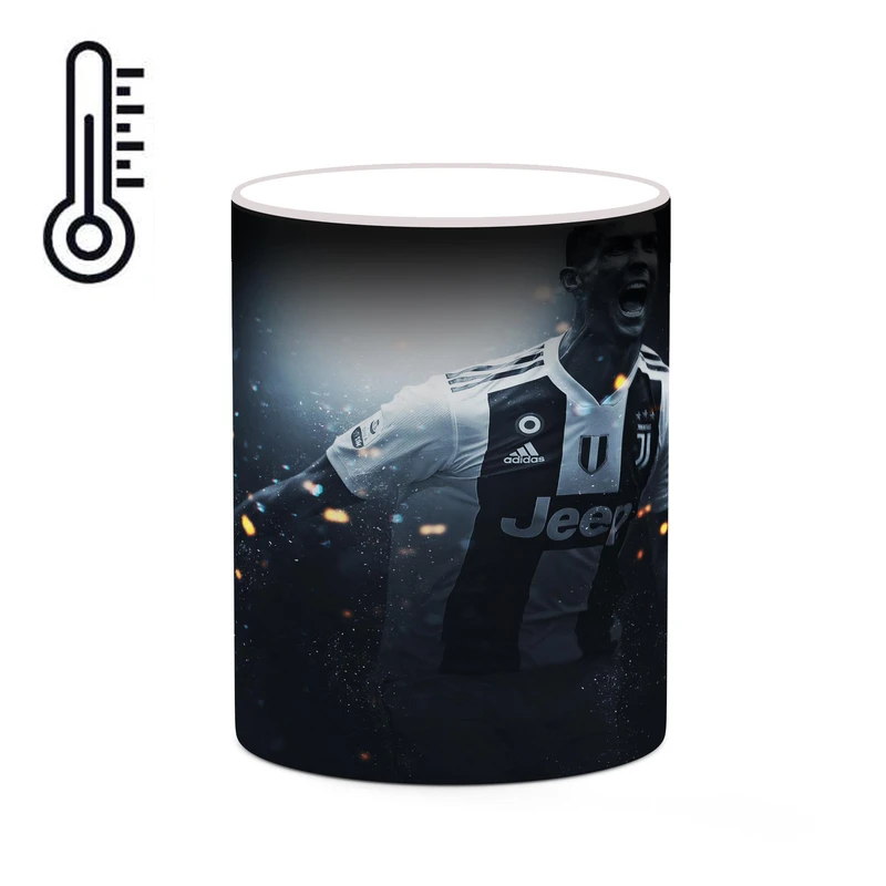 ماگ حرارتی کاکتی طرح Ronaldo رونالدو مدل mgh43153