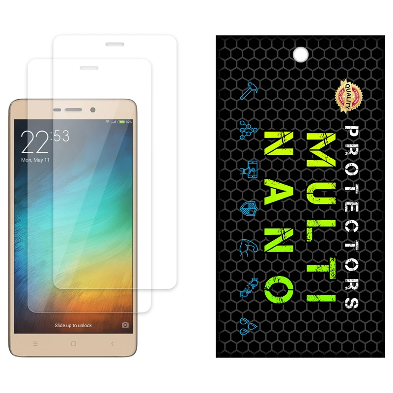 محافظ صفحه نمایش شفاف مولتی نانو مدل X-S2N مناسب برای گوشی موبایل شیائومی Redmi 3 بسته دو عددی