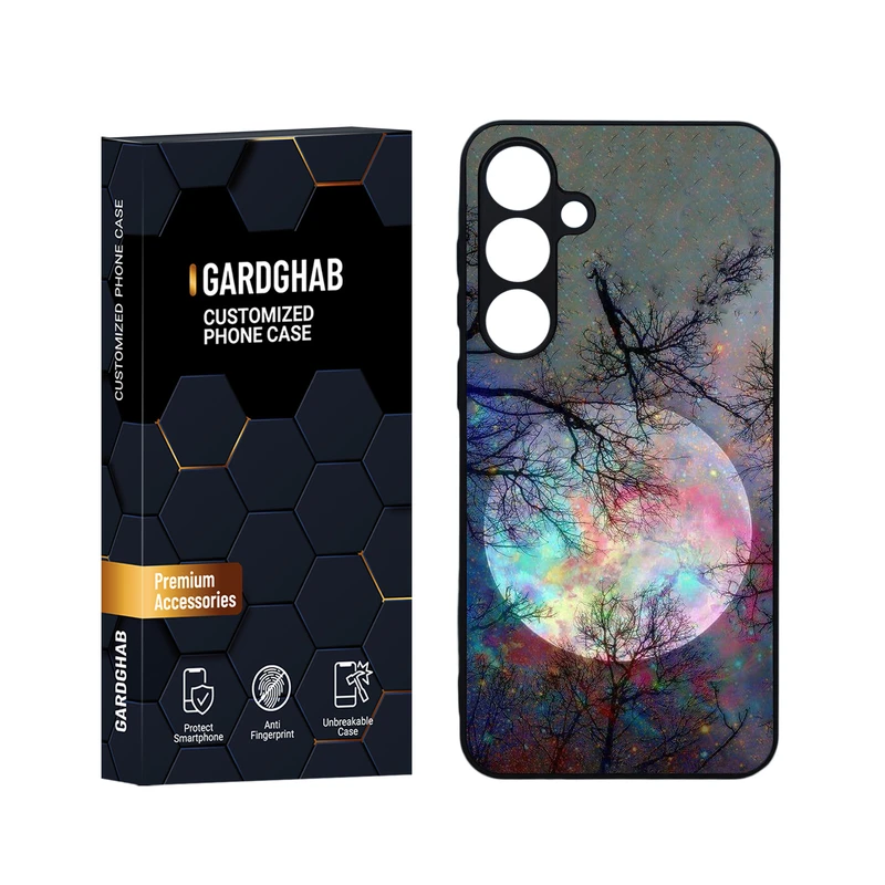 کاور گارد قاب مدل کهکشان مناسب برای گوشی موبایل سامسونگ Galaxy S24 Plus