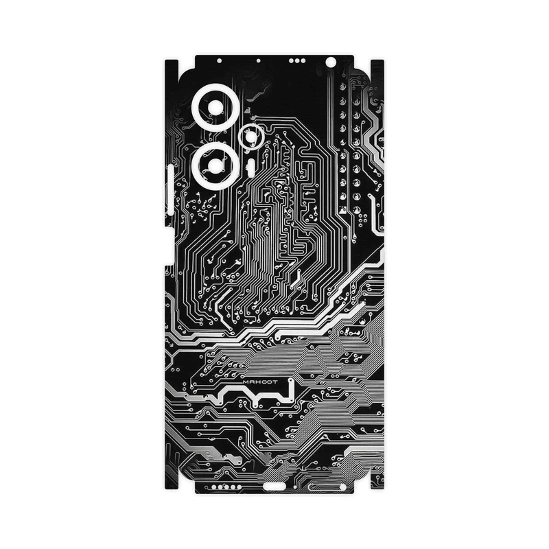 برچسب پوششی ماهوت مدل Black_Printed_Circuit_Board-FullSkin مناسب برای گوشی موبایل شیائومی Poco F5