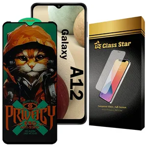 Glass Star CATPRVS Privacy Screen Protector For Samsung Galaxy A12