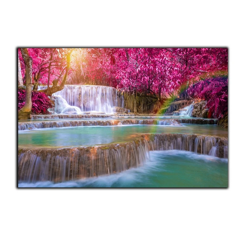 تابلو شاسی بکلیت طرح نقاشی طبیعت بهاری مدل SH-S2988