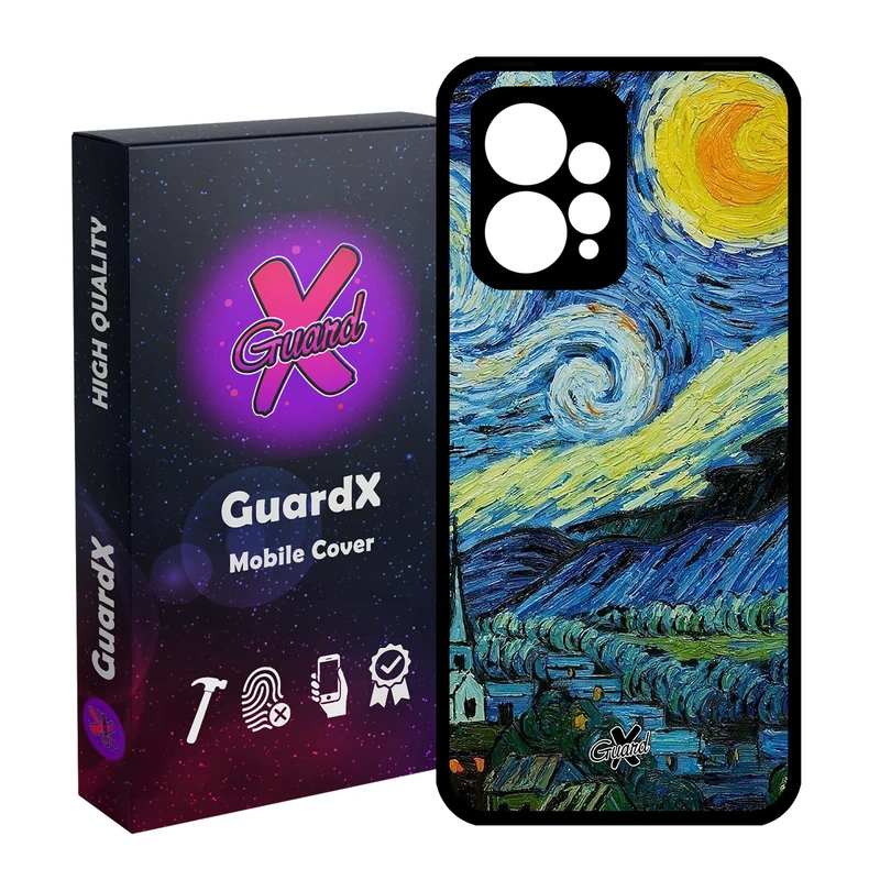 کاور گارد ایکس طرح Art مدل Glass10266 مناسب برای گوشی موبایل شیائومی Redmi Note 12 4G