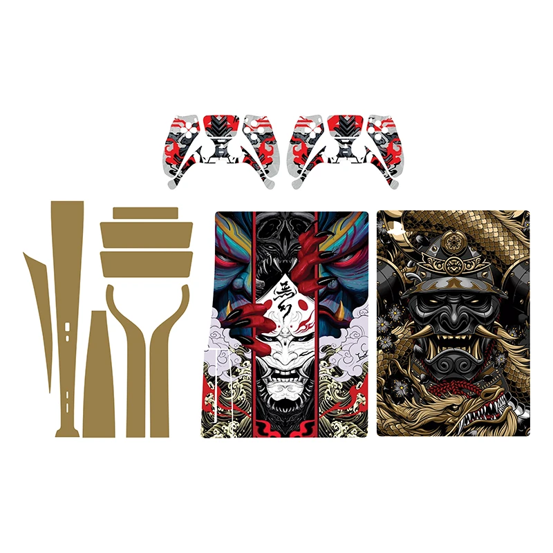برچسب کنسول بازی پلی استیشن5 استاندارد توییجین وموییجین مدل ghost of tsushima 03