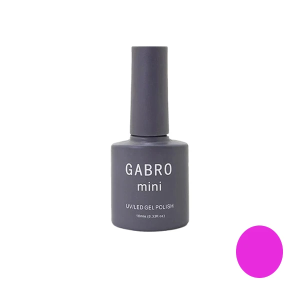 لاک ژل براق ناخن گبرو شماره 20 رنگ یاسی