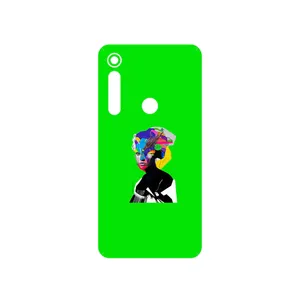 MAHOOT Collage of Women Portrait 3 Cover Sticker for Motorola One Macro