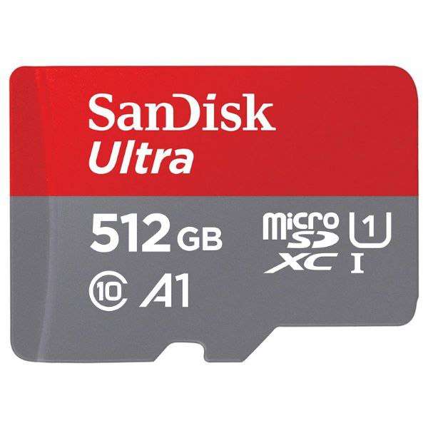 کارت حافظه microSDXC سن دیسک مدل Ultra A1 کلاس 10 استاندارد UHS-I سرعت 150MBps ظرفیت 512 گیگابایت کارت حافظه microSDXC سن دیسک مدل Ultra A1 کلاس 10 استاندارد UHS-I سرعت 150MBps ظرفیت 512 گیگابایت