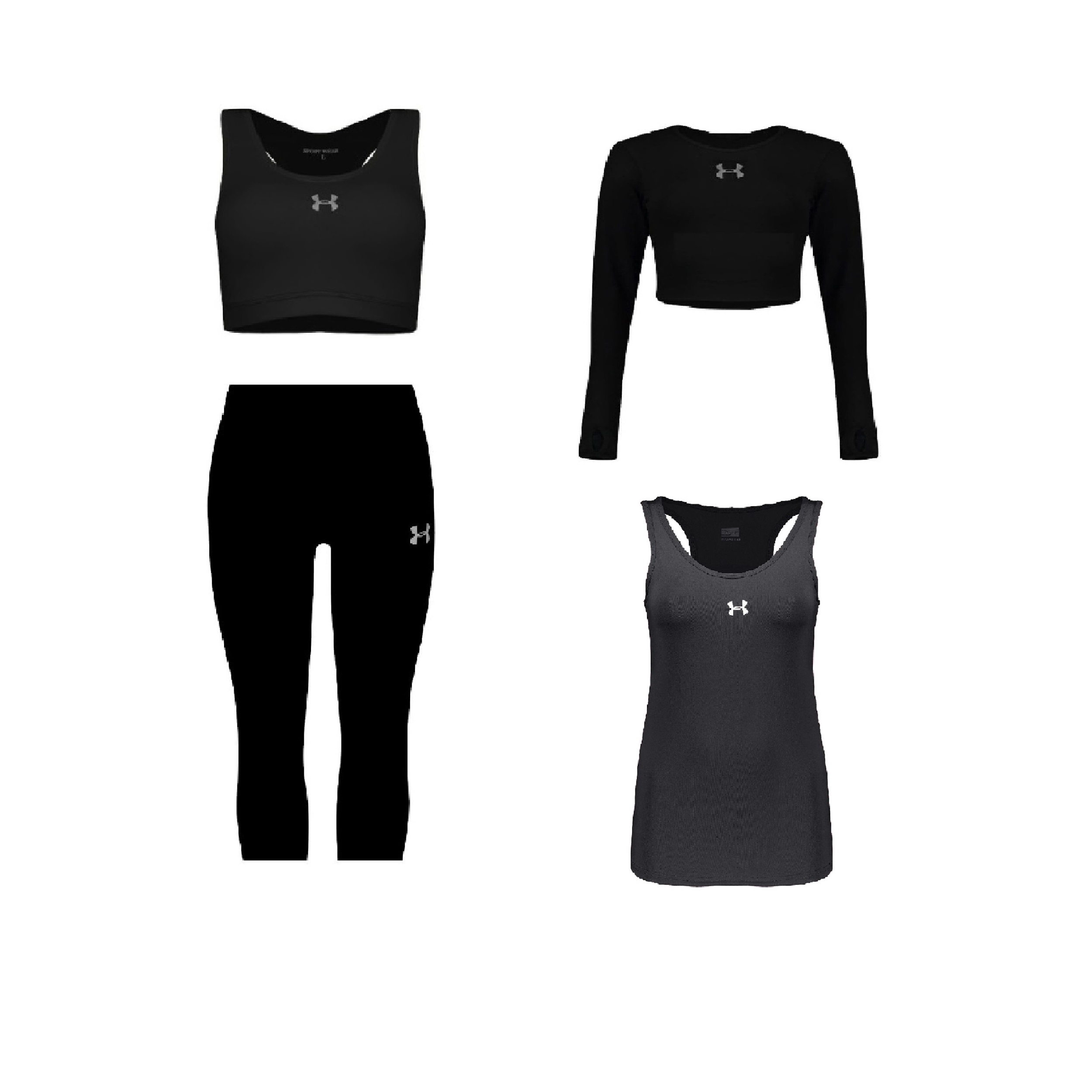 ست 4 تکه لباس ورزشی زنانه مدل 3801-7101-63