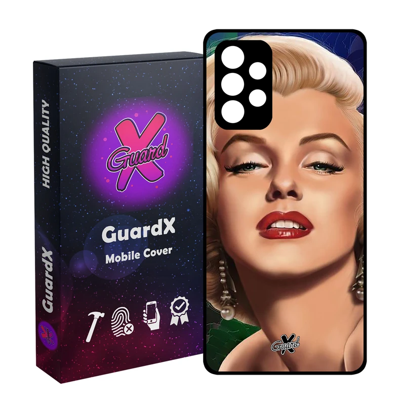 کاور گارد ایکس طرح Marilyn Monroe مدل Glass10300 مناسب برای گوشی موبایل سامسونگ Galaxy A72