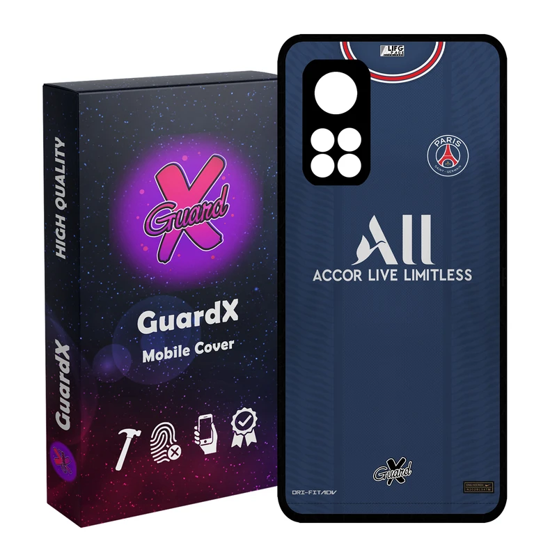 کاور گارد ایکس طرح PSG مدل Glass50360 مناسب برای گوشی موبایل شیائومی Mi 10T / Mi 10T Pro