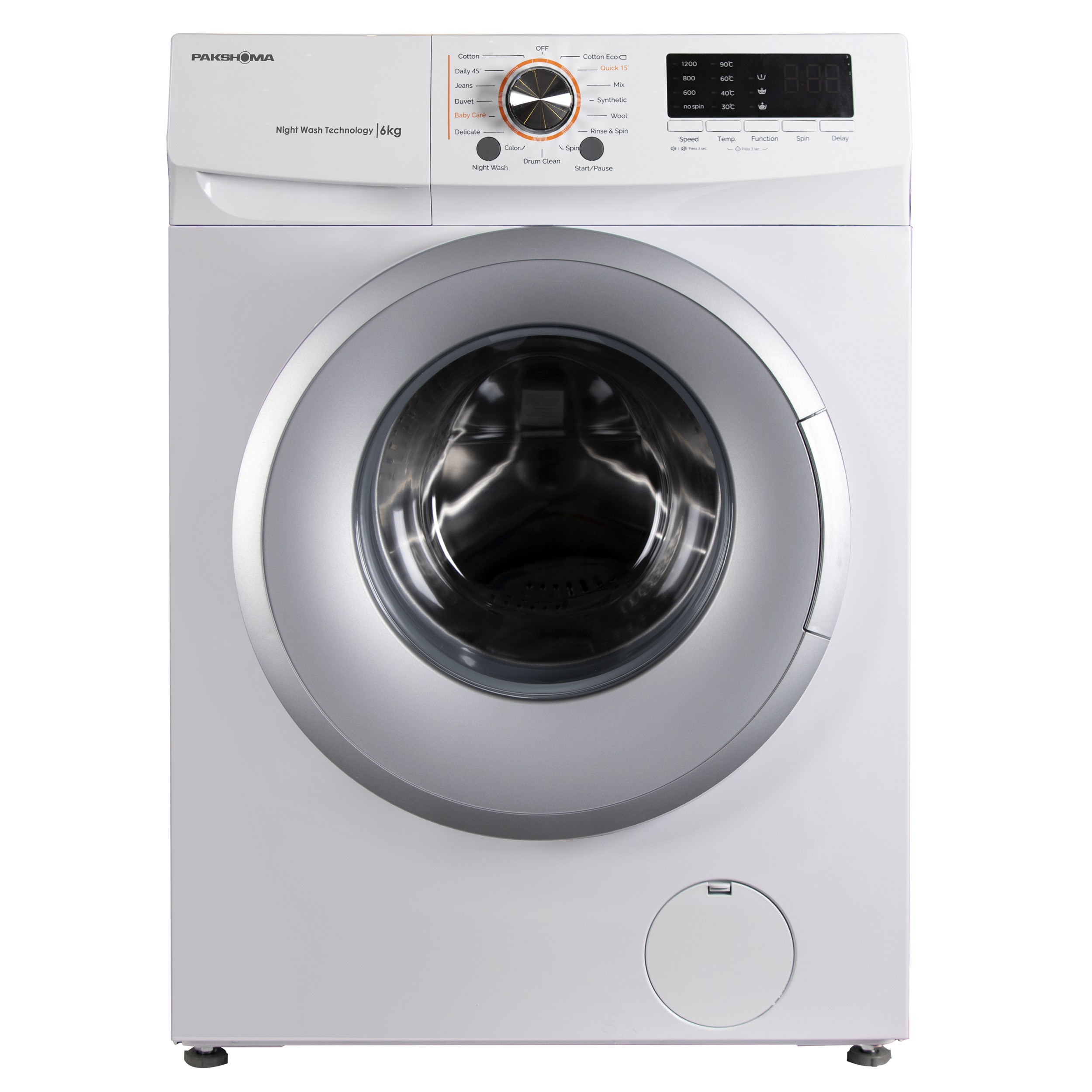 ماشین لباسشویی پاکشوما مدل TFU-63100WS ظرفیت 6 کیلوگرم ماشین لباسشویی پاکشوما مدل TFU-63100WS ظرفیت 6 کیلوگرم