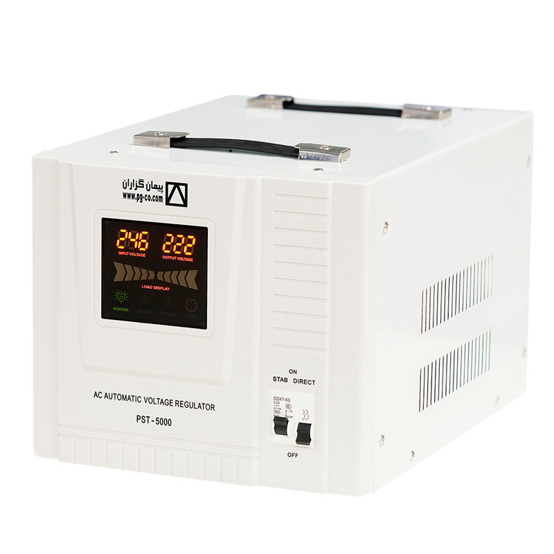 استالابزر سرو موتوری پیمان گزاران مدل PST-5000  ظرفیت 5000 ولت آمپر