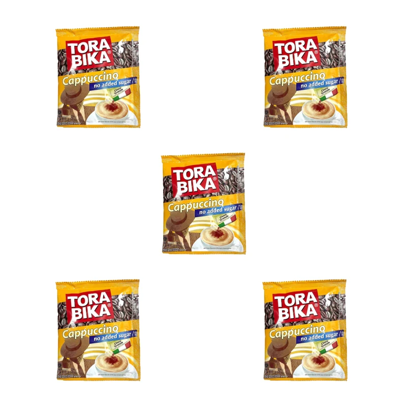 کاپوچینو رژیمی بدون شکر تورابیکا - 12.5 گرم بسته 5 عددی