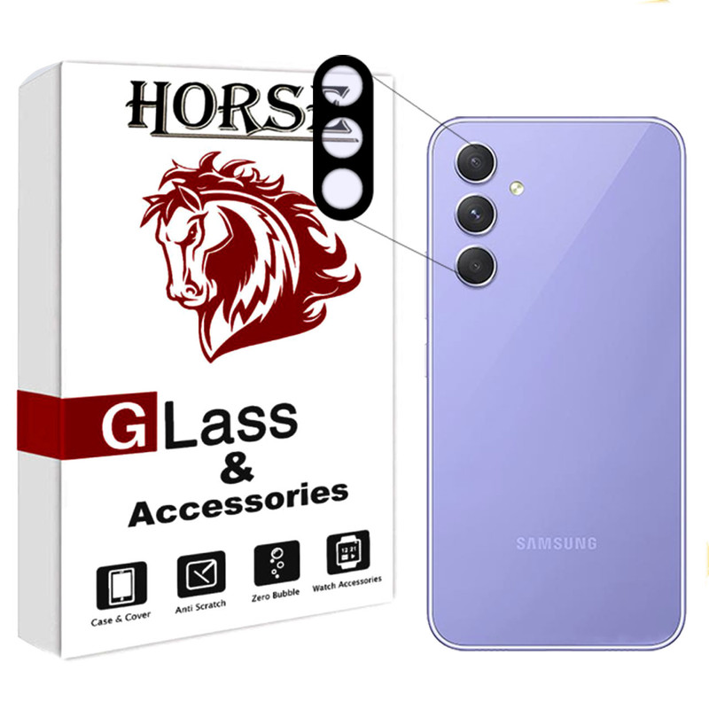 محافظ لنز دوربین فول هورس مدل 5DLENSHORS مناسب برای گوشی موبایل سامسونگ Galaxy A54 5G