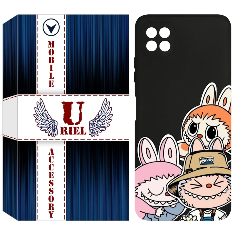 کاور یوریل مدل KSH کد 145 طرح عروسک لبوبو مناسب برای گوشی موبایل سامسونگ Galaxy A22 5G