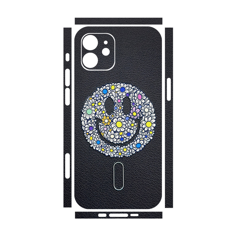 برچسب پوششی ریمکس مدل Leth طرح لبخند مناسب برای گوشی موبایل اپل iPhone 12
