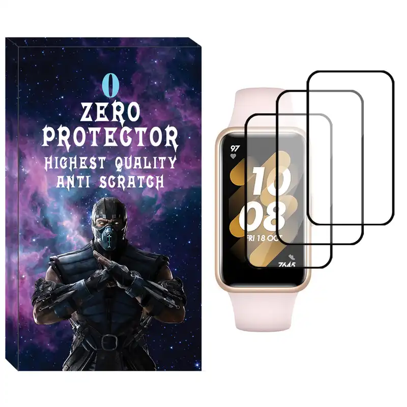 محافظ صفحه نمایش نانو زیرو مدل NZO مناسب برای ساعت هوشمند هوآوی Watch Band 7 بسته سه عددی