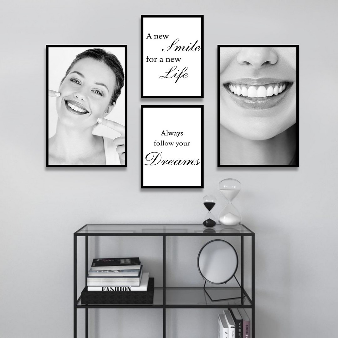تابلو بکلیت طرح سلامت دندان و مطب دندانپزشکی مدل B-1309 مجموعه 4 عددی تابلو بکلیت طرح سلامت دندان و مطب دندانپزشکی مدل B-1309 مجموعه 4 عددی