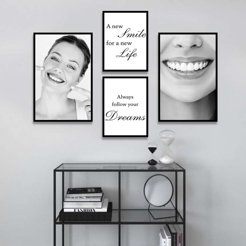 تابلو بکلیت طرح سلامت دندان و مطب دندانپزشکی مدل B-1309 مجموعه 4 عددی تابلو بکلیت طرح سلامت دندان و مطب دندانپزشکی مدل B-1309 مجموعه 4 عددی