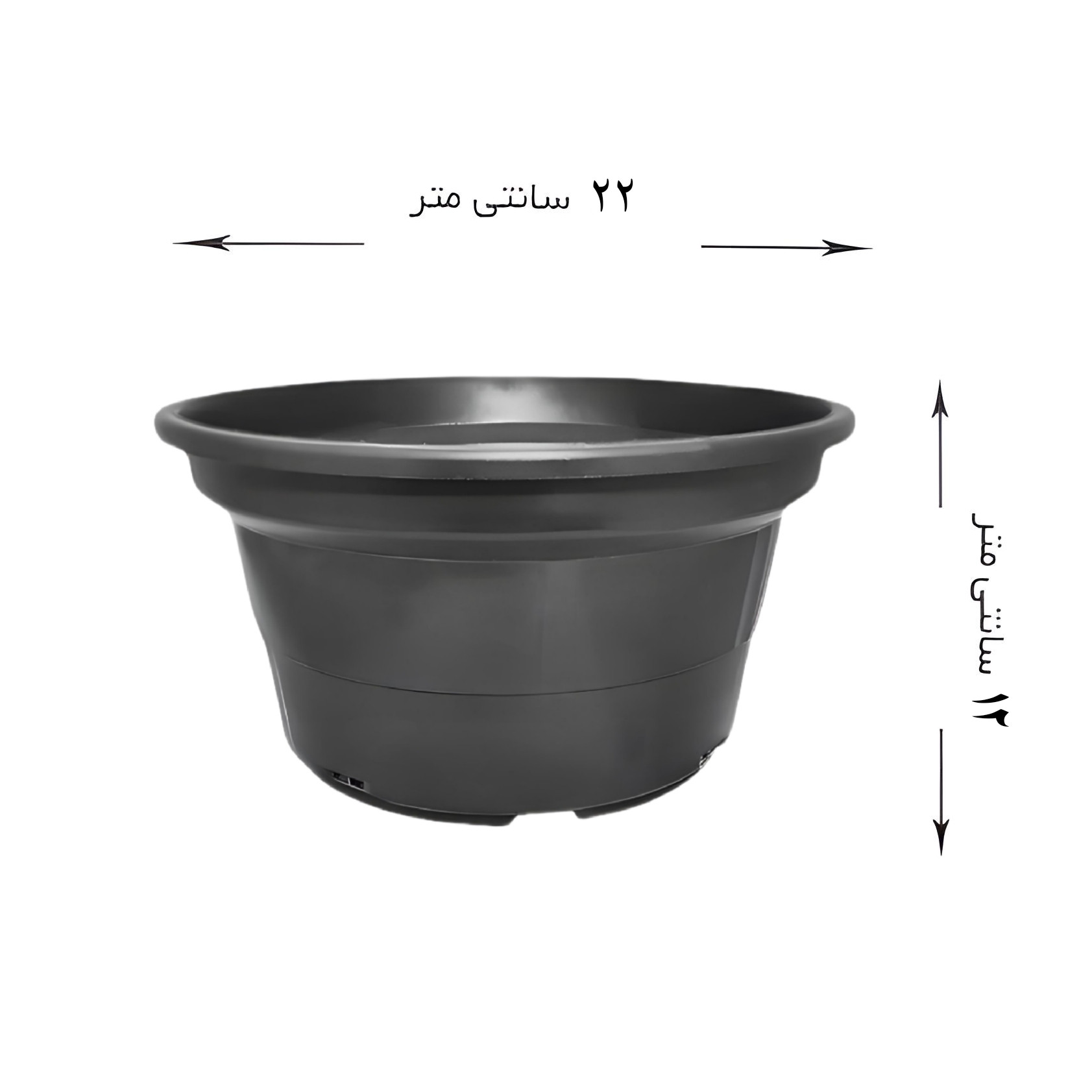 گلدان مدل کاسه ای کد MJH_08_S22 مجموعه 6 عددی
