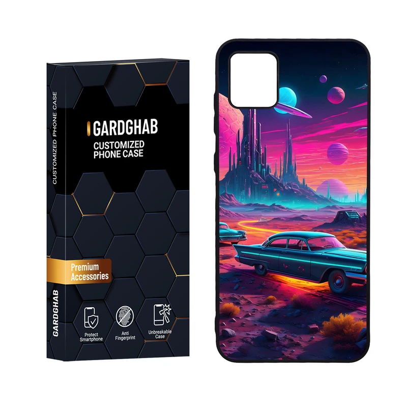 کاور گارد قاب مدل دورژله ای هنری مناسب برای گوشی موبایل سامسونگ Galaxy A04 4G