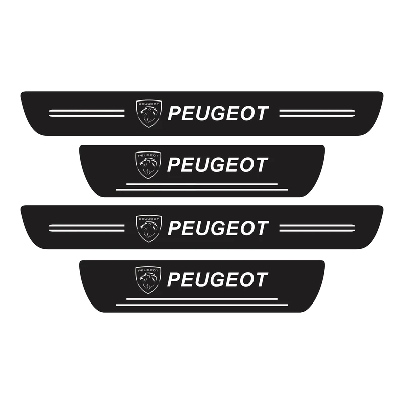 برچسب پارکابی خودرو کد S32 مناسب برای پژو 207 مجموعه 4 عددی