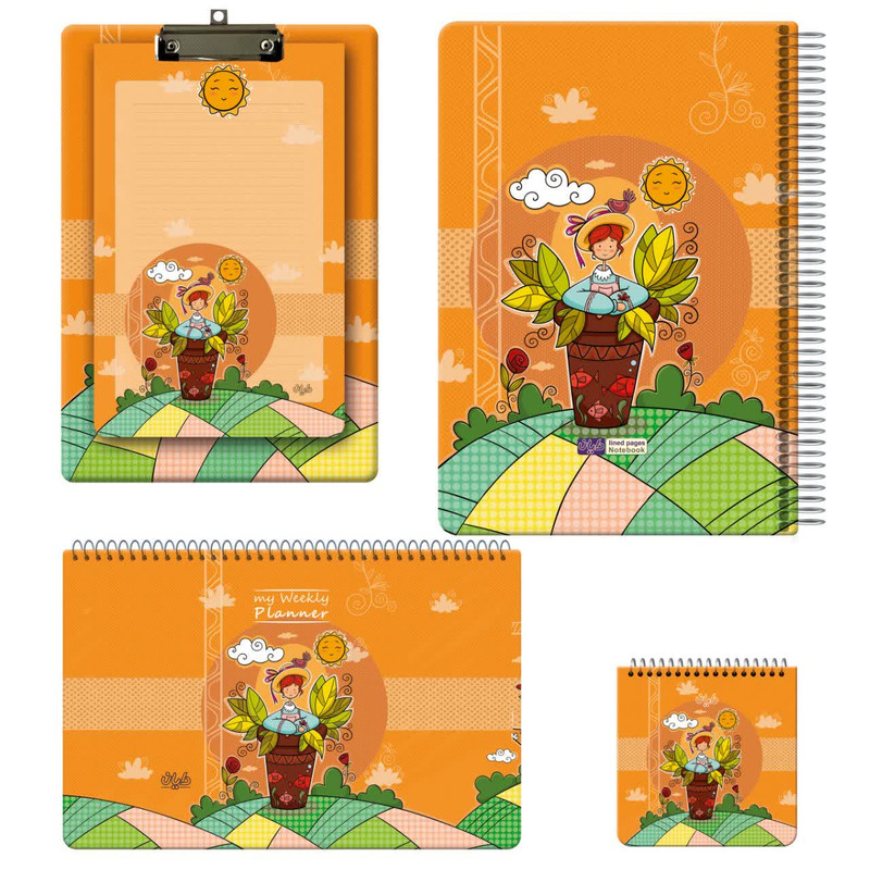 بسته لوازم تحریر دایان مدل آنجل کد 1 بسته ۴ عددی