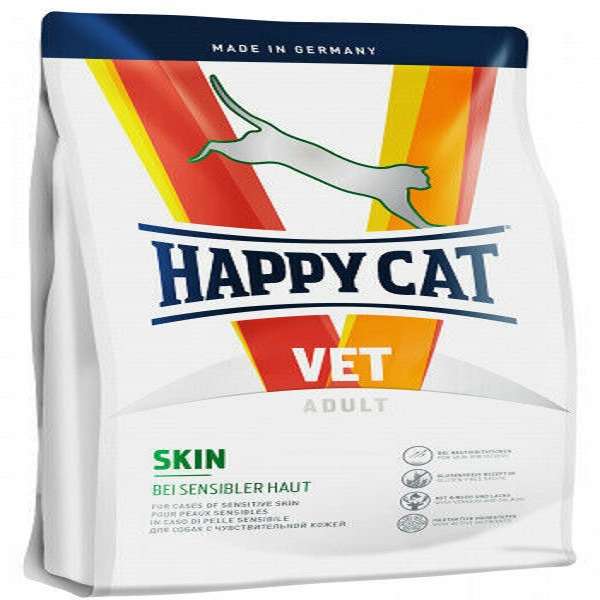 غذا خشک گربه هپی کت مدل VET Diet Skin وزن 1400 گرم