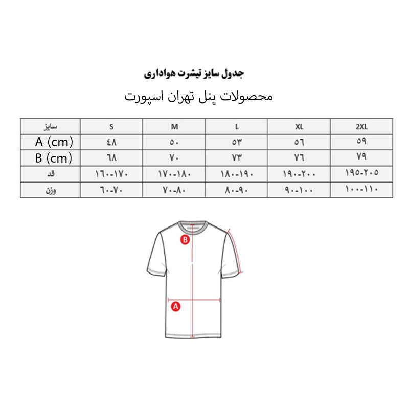 تی شرت ورزشی مردانه مدل دورتمند 4th 2025