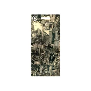 MAHOOT Collage of Skyscraper Cover Sticker for Sony Xperia XZ1