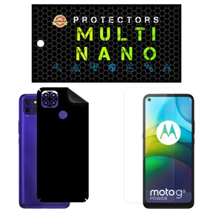 Multi Nano X-SFM Screen Protector For Motorola Moto G9 Power with back skin