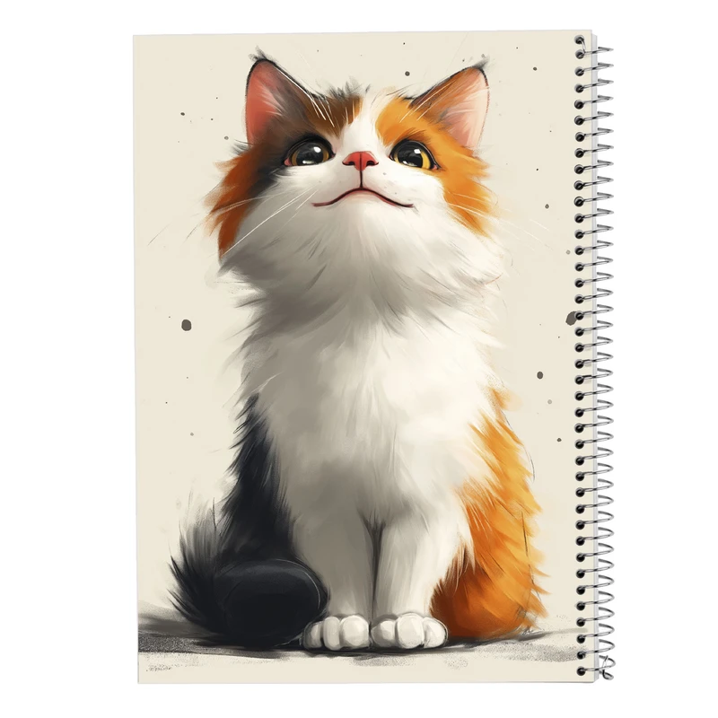 دفتر نت موسیقی 50 برگ مدوپد مدل گربه کد DF14730