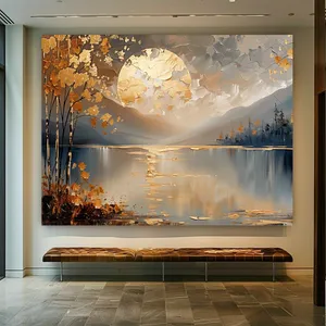 تابلو بوم طرح نقاشی فانتزی طبیعت کد GR856