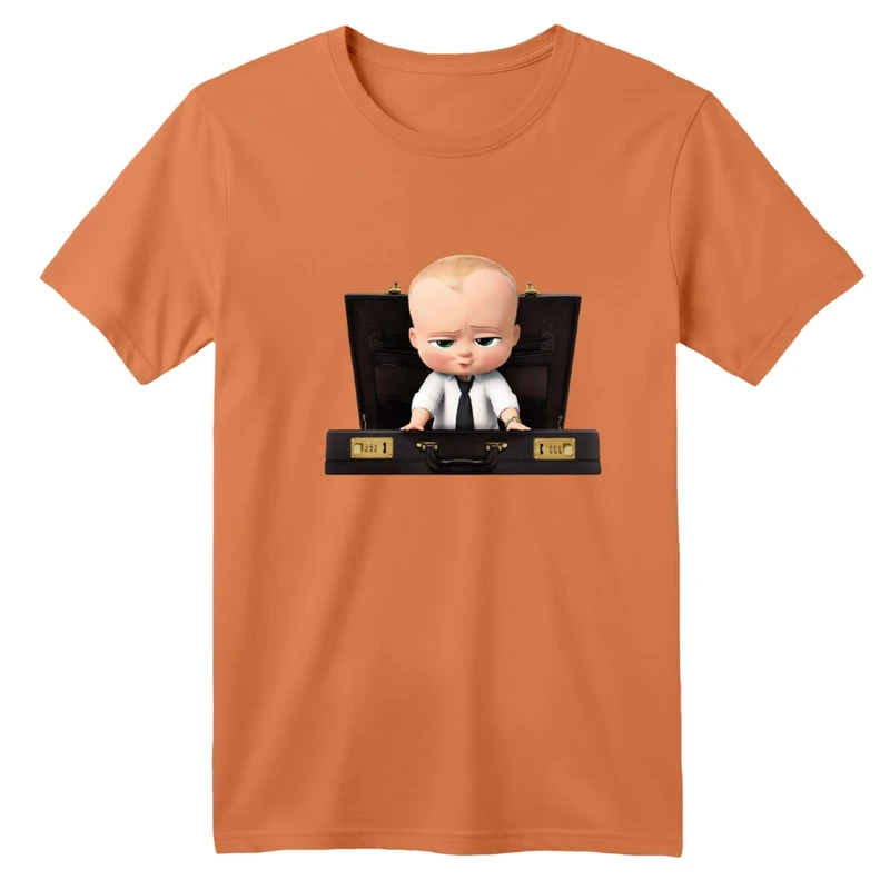 تی‌شرت آستین کوتاه لانگ بچگانه مدل بچه رئیس