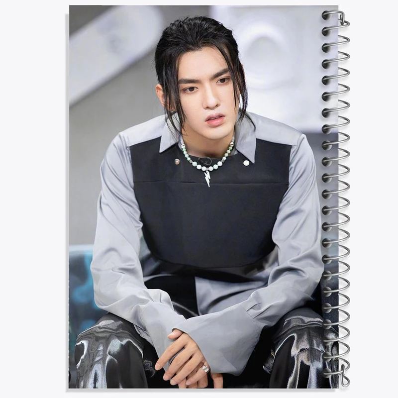 دفتر مشق 50 برگ خندالو مدل کریس وو گروه اکسو EXO کد 13425