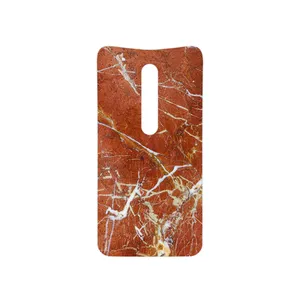MAHOOT Red Marble Cover Sticker for Motorola Moto X Style