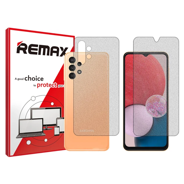 محافظ صفحه نمایش مات ریمکس مدل HyMTT مناسب برای گوشی موبایل سامسونگ Galaxy A13 4G  به همراه محافظ پشت گوشی