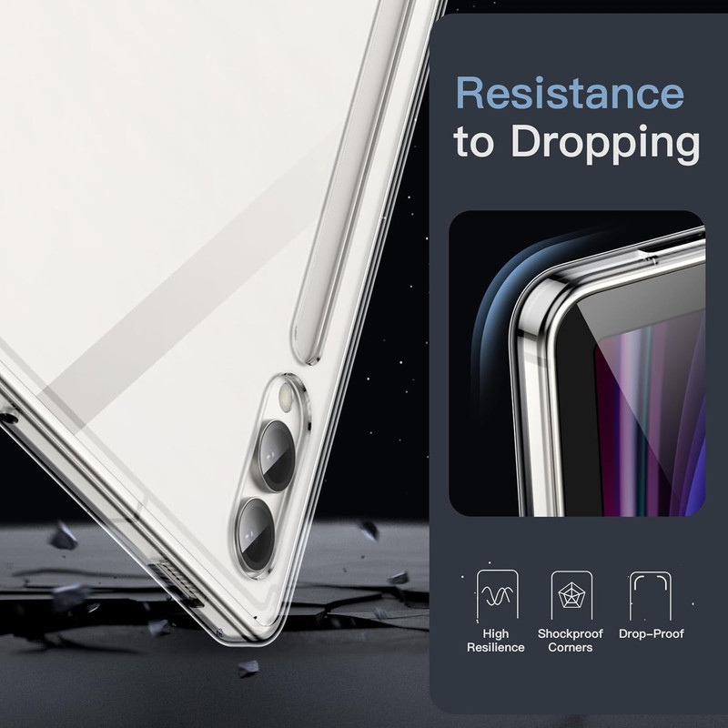 کاور مدل QSM مناسب برای تبلت سامسونگ Galaxy S10 Plus به همراه بند نگهدارنده