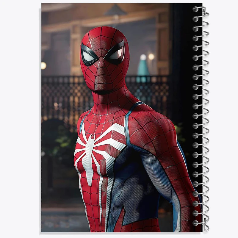 دفتر مشق 50 برگ خندالو مدل پیترپارکر و مایلز مورالز مردعنکبوتی کد 30824