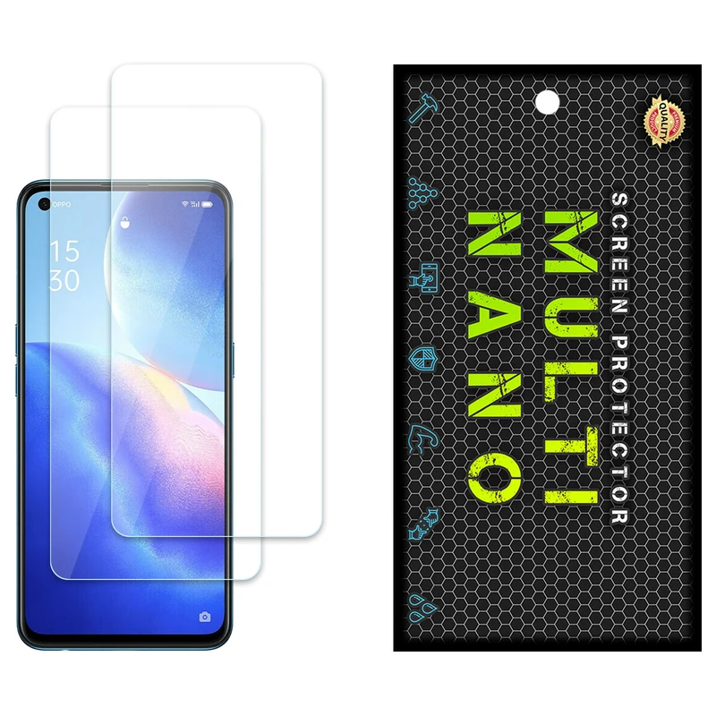محافظ صفحه نمایش مولتی نانو مدل X-S2N مناسب برای گوشی موبایل اوپو Reno5 K بسته دو عددی