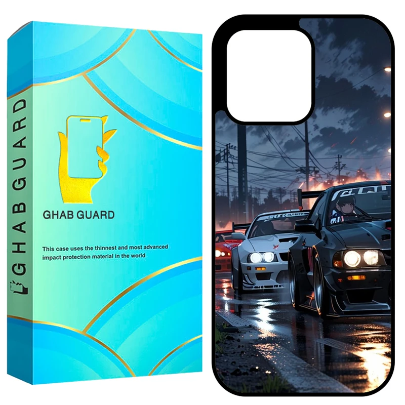 کاور قاب گارد طرح ماشین مدل GCHP16P مناسب برای گوشی موبایل اپل iPhone 16 Pro