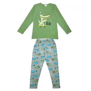 ست تی شرت و شلوار پسرانه مدل alligator