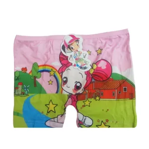 شورت دخترانه مدل دختر و رنگین کمان رنگ صورتی