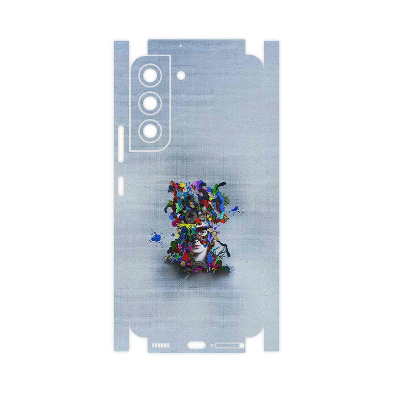 برچسب پوششی ماهوت مدل Collage of surreal Portrait of Women 4-FullSkin مناسب برای گوشی موبایل سامسونگ Galaxy S22 5G