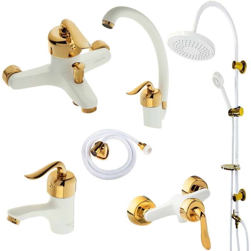 ست شیرآلات لیگوریا مدل 1318 مجموعه 6 عددی