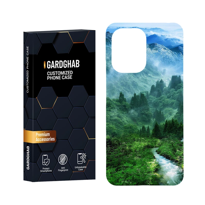 کاور گارد قاب مدل کهکشان و طبیعت مناسب برای گوشی موبایل شیائومی Redmi 13C 4G