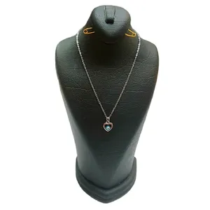 گردنبند زنانه مدل چشم نظر قلبی
