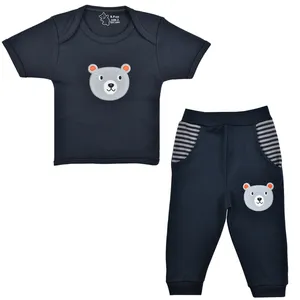 ست تی شرت و شلوار نوزادی اسپیکو مدل خرس