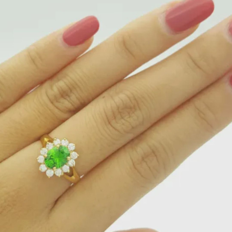 انگشتر زنانه مدل نگین دار